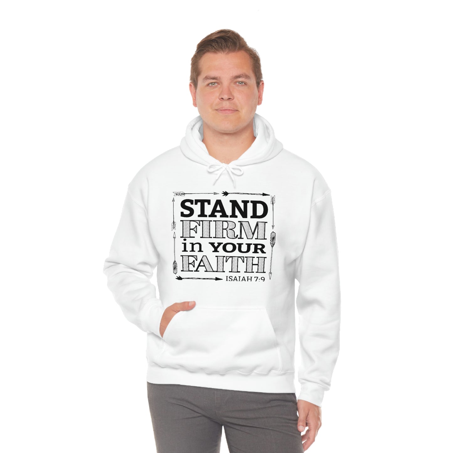 Isaiah 7:9 Unisex Heavy Blend™ Hooded Sweatshirt