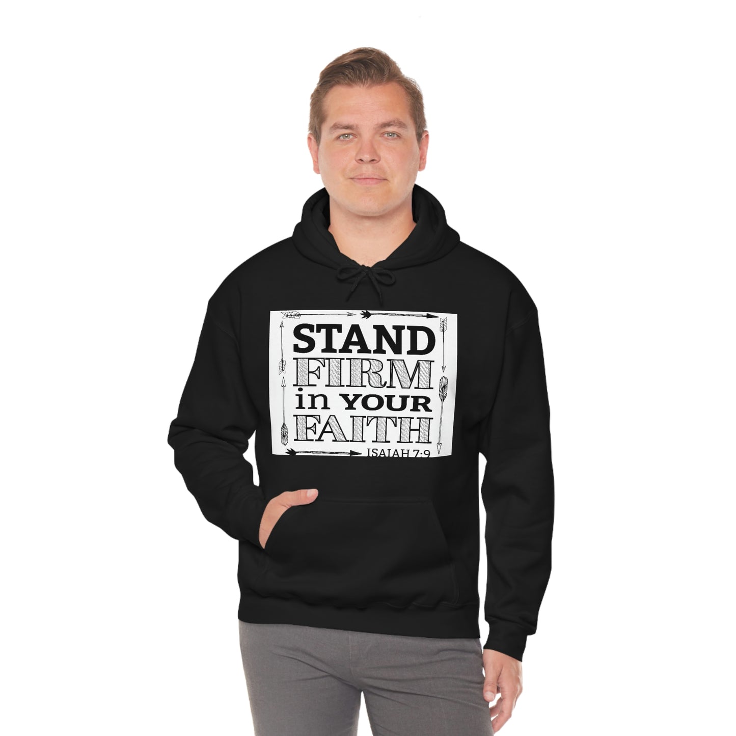 Isaiah 7:9 Unisex Heavy Blend™ Hooded Sweatshirt