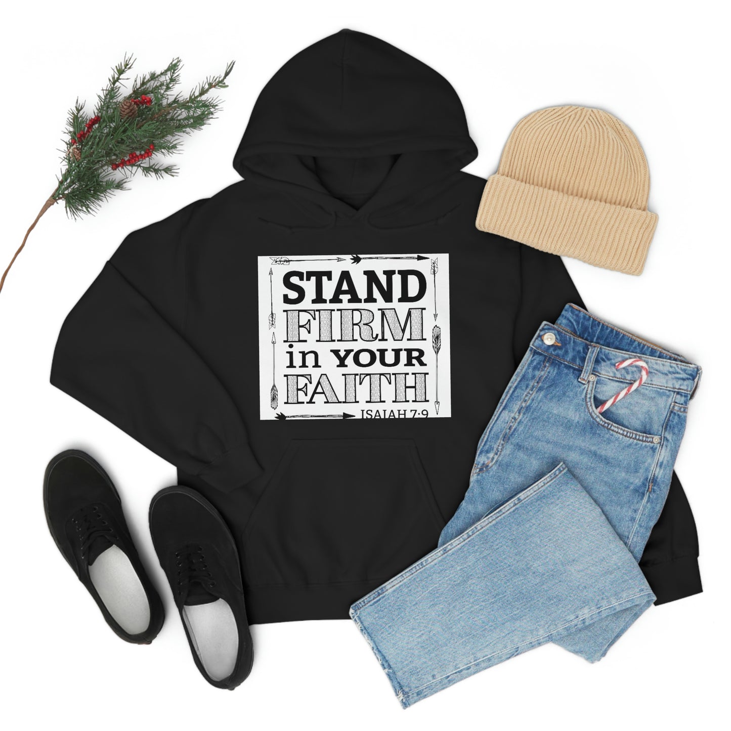 Isaiah 7:9 Unisex Heavy Blend™ Hooded Sweatshirt