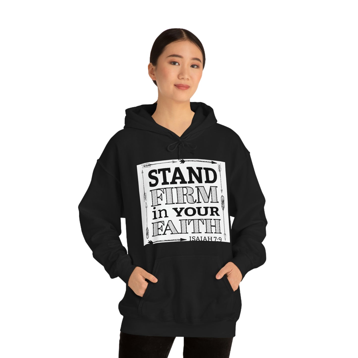 Isaiah 7:9 Unisex Heavy Blend™ Hooded Sweatshirt