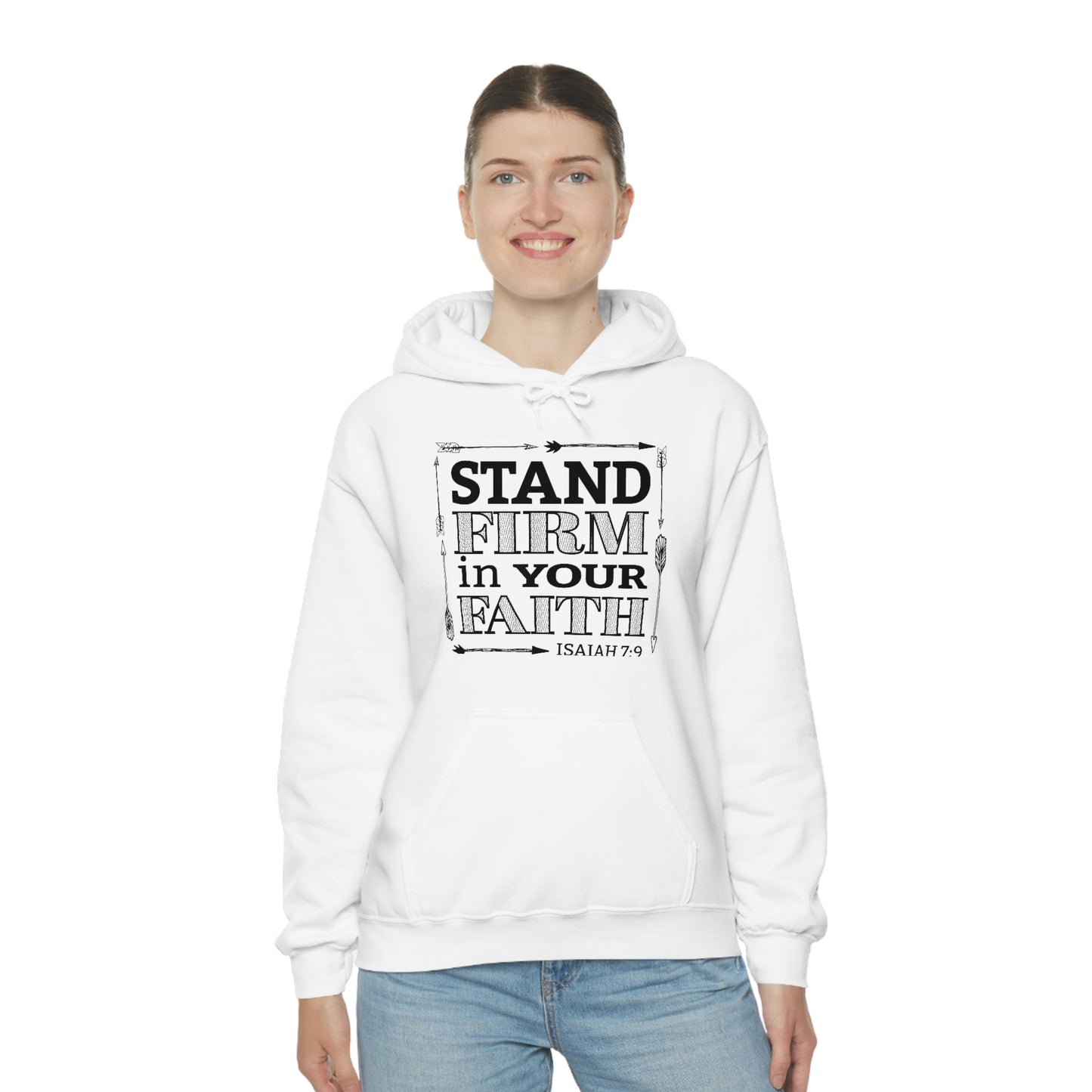 Isaiah 7:9 Unisex Heavy Blend™ Hooded Sweatshirt