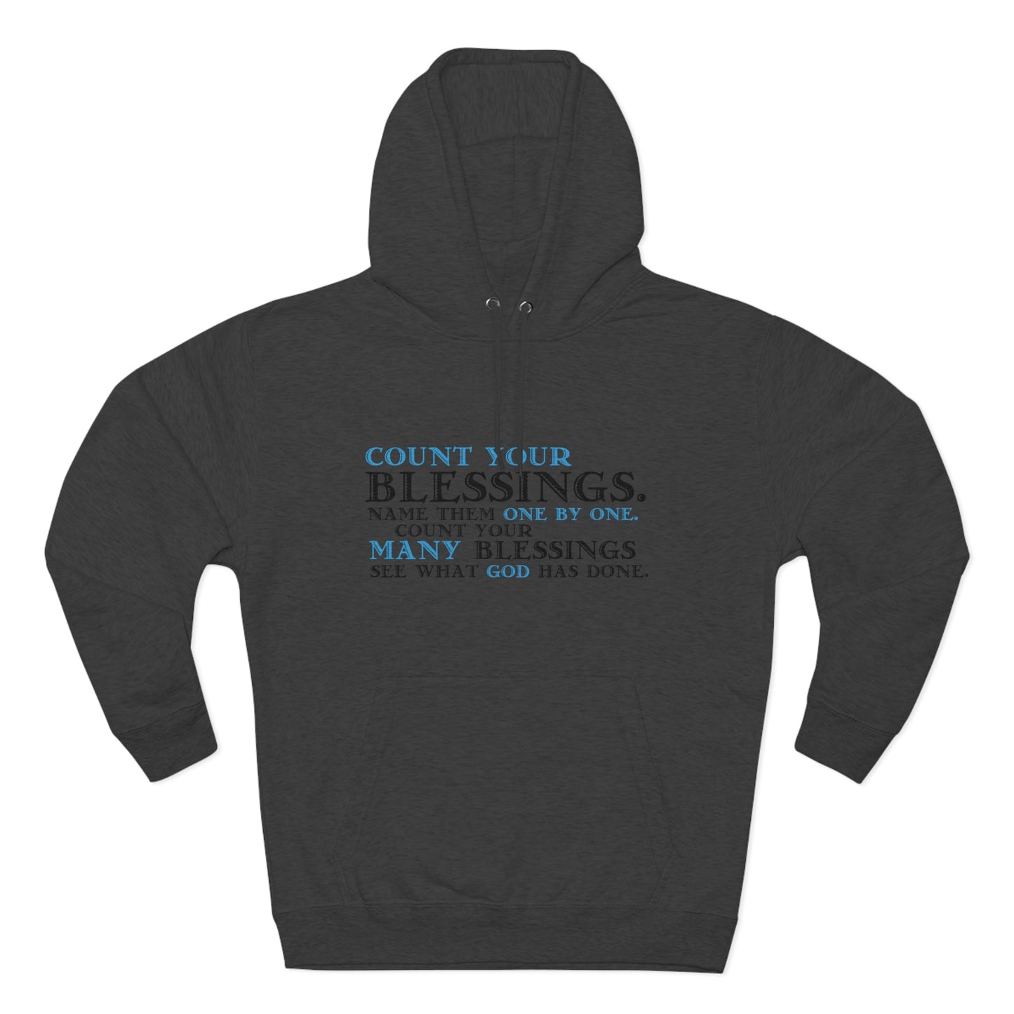 Count Your Blessings Unisex Premium Pullover Hoodie