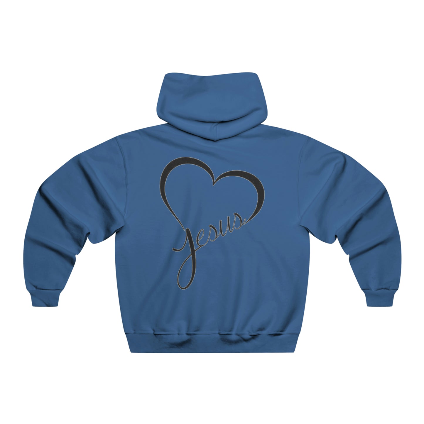 Jesus and Heart Hooded Sweatshirt