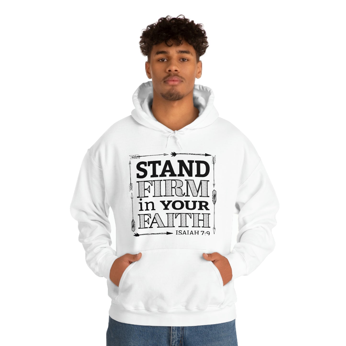 Isaiah 7:9 Unisex Heavy Blend™ Hooded Sweatshirt