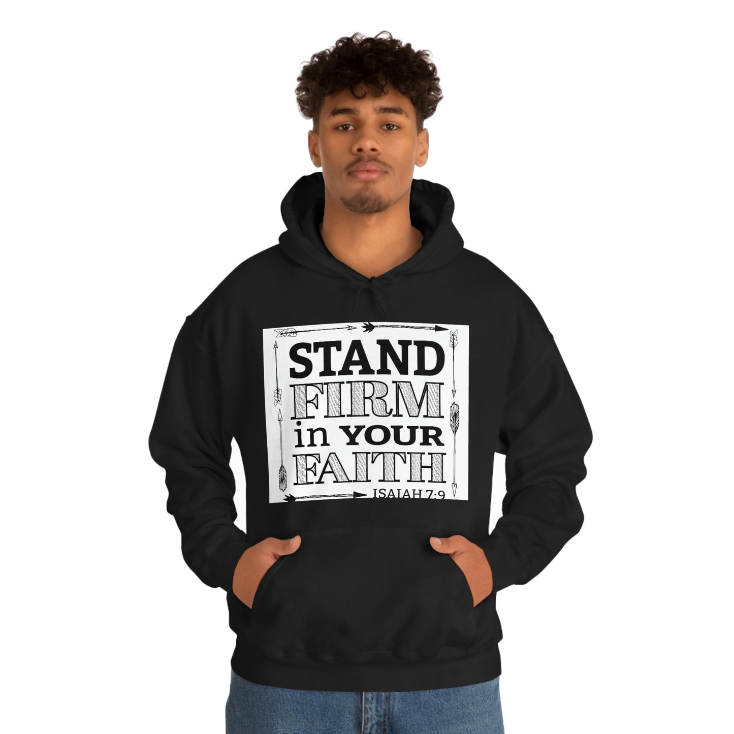 Isaiah 7:9 Unisex Heavy Blend™ Hooded Sweatshirt