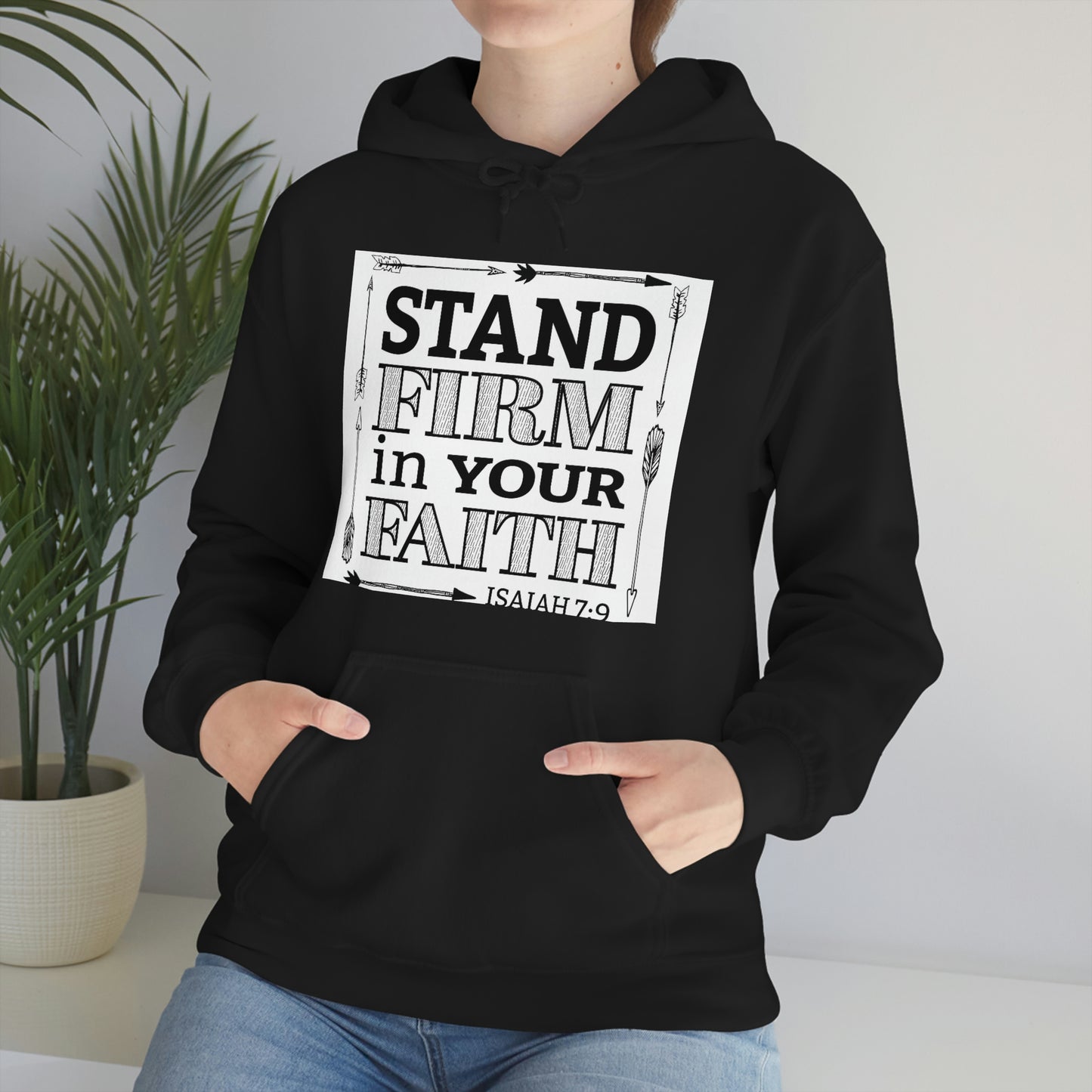 Isaiah 7:9 Unisex Heavy Blend™ Hooded Sweatshirt