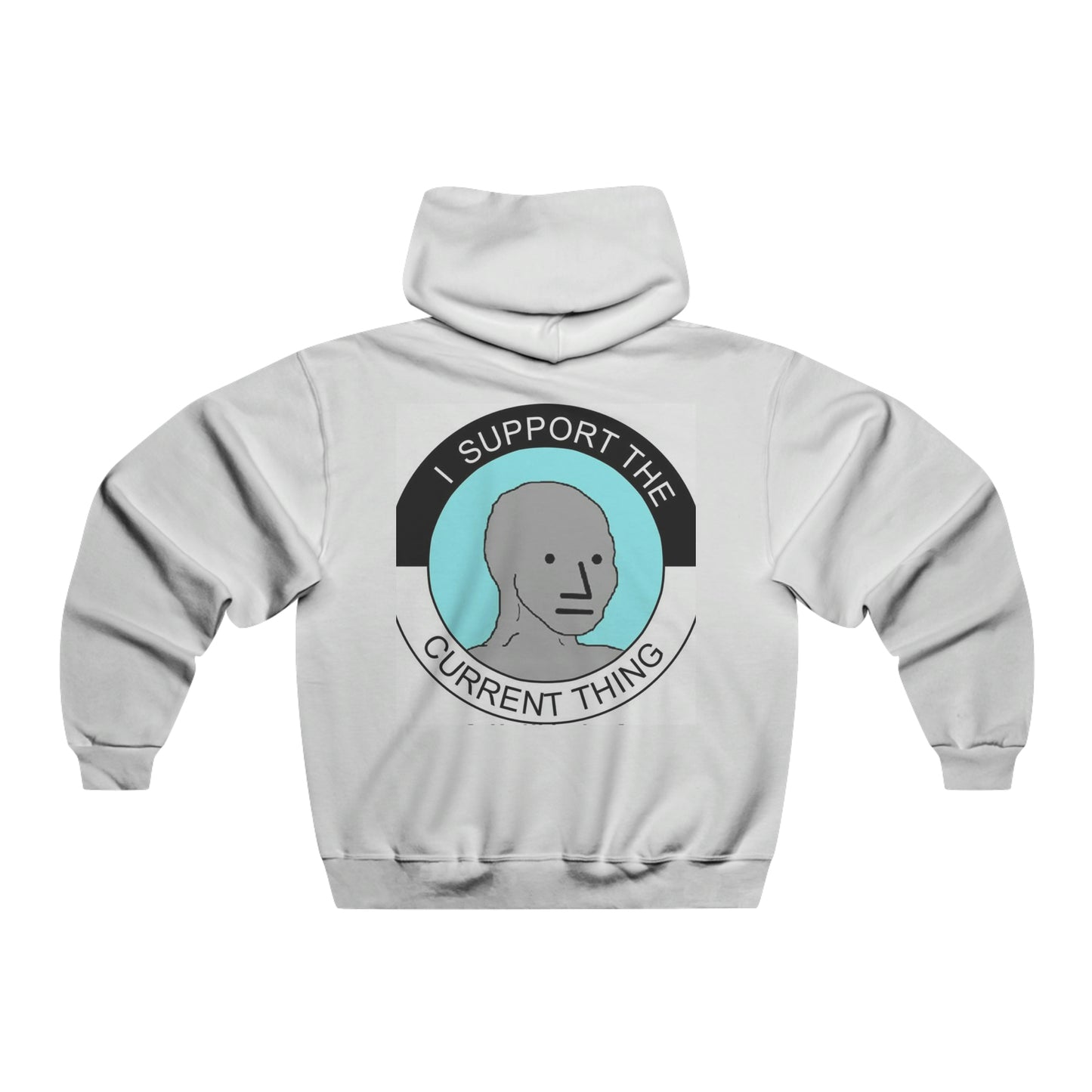 I Support the Current Thing Men's NUBLEND® Hooded Sweatshirt