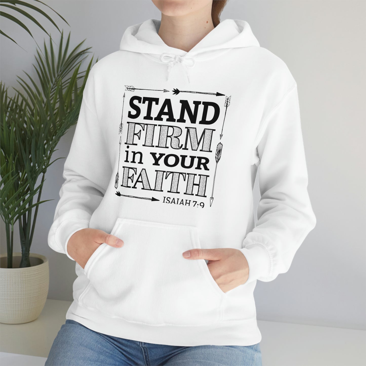 Isaiah 7:9 Unisex Heavy Blend™ Hooded Sweatshirt